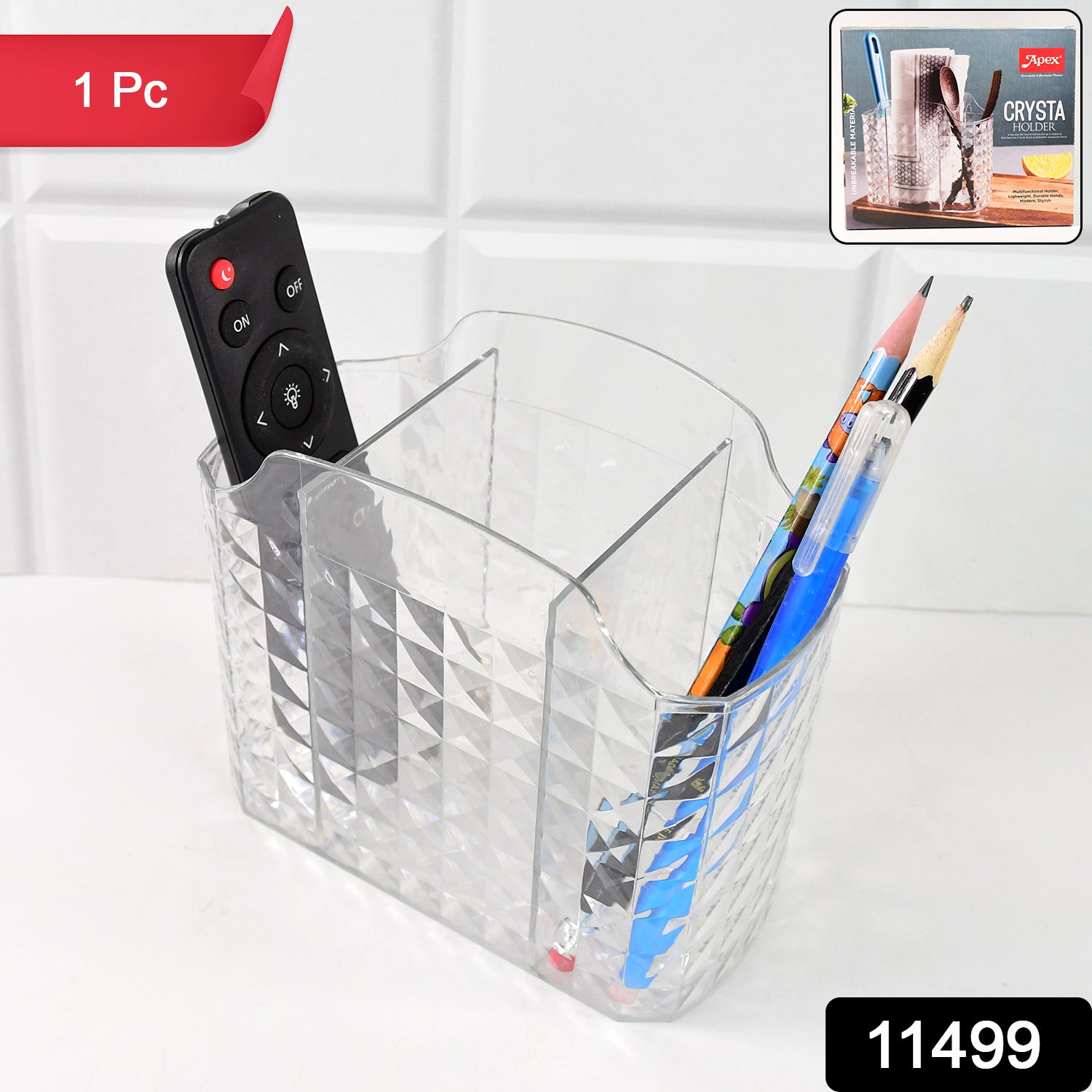 Apex Crysta Multipurpose Organizer Holder (1 Pc) Apex Crysta Multipurpose Organizer Holder (1 Pc)